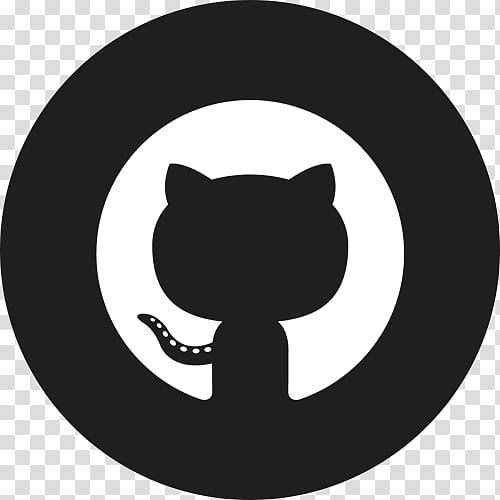 Somacro  DPI Social Media Icons, github, silhouette cat illustration transparent background PNG clipart