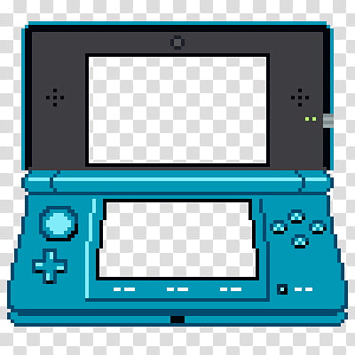 blue and black Nintendo DS illustration transparent background PNG clipart