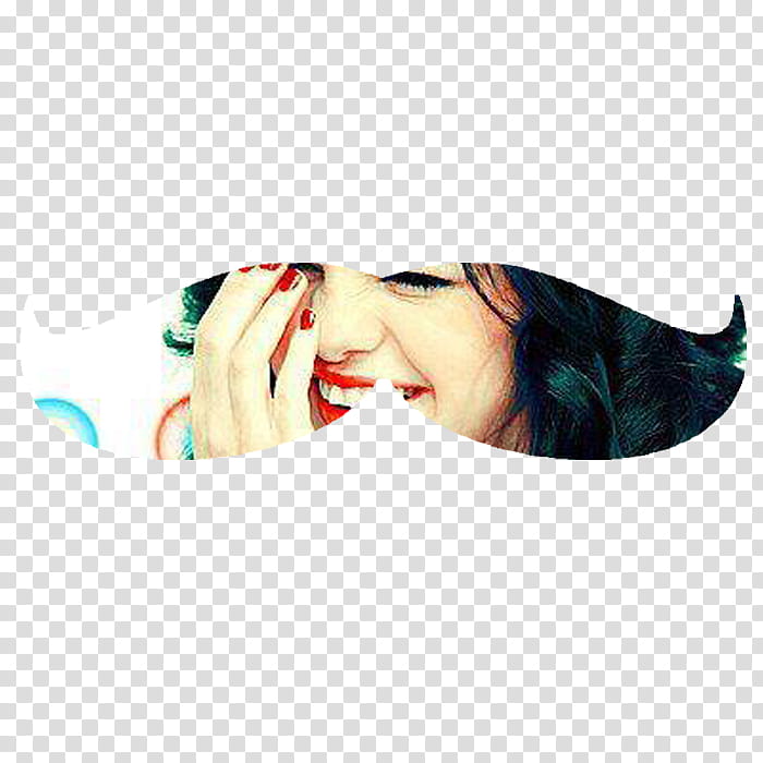Bigotes Selena Gomez transparent background PNG clipart