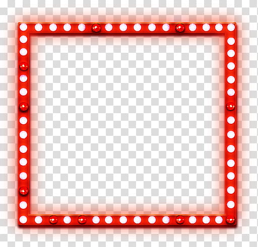 Red objects  , square red vanity frame transparent background PNG clipart