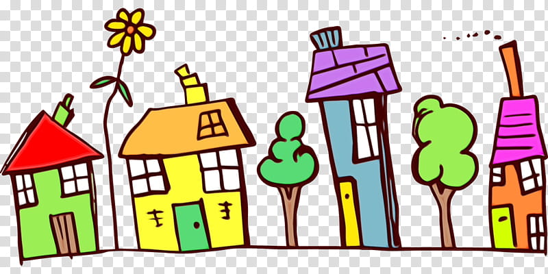 Child, Neighbourhood, House, Neighbor, Street, GARAGE SALE, Child Art transparent background PNG clipart