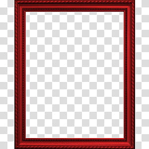 red frame transparent background PNG clipart