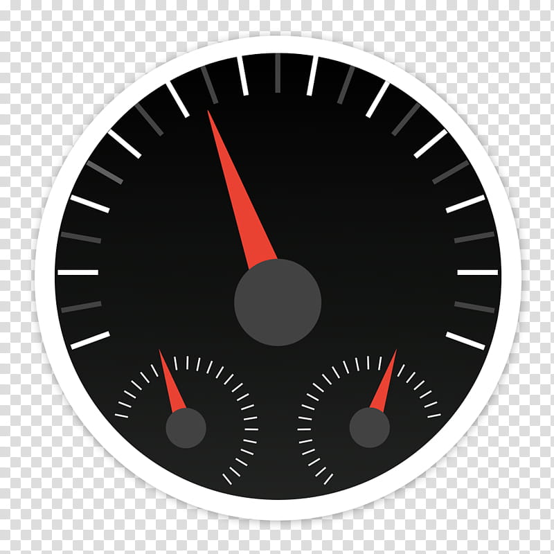 Flader  default icons for Apple app Mac os X, Dashboard v, speedometer illustration transparent background PNG clipart