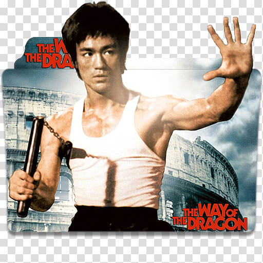 Bruce Lee Movies Collection   Folder Ico, , The Way of the Dragon () V transparent background PNG clipart