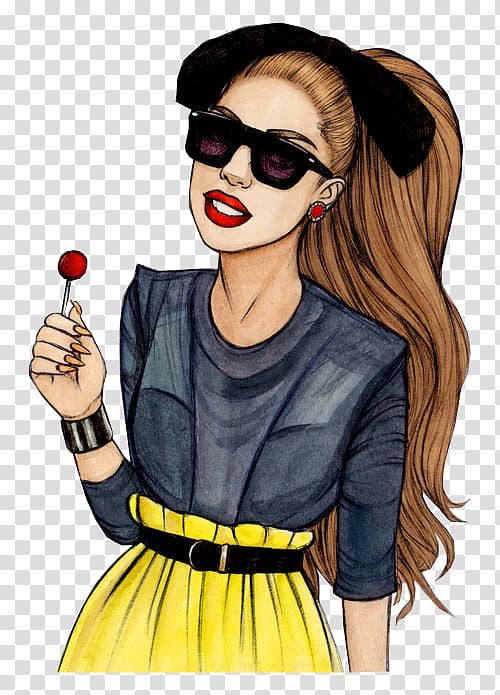 Helen Green  Drawings, woman holding red lollipop transparent background PNG clipart