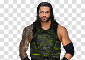 Roman Reigns Green Render 2018 transparent background PNG clipart thumbnail