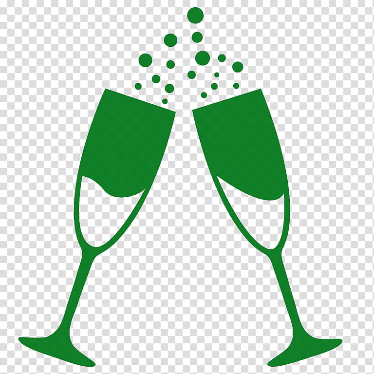 Green Leaf, Champagne, Champagne Glass, White Wine, Wine Glass, Silhouette, Cocktail Glass, Stemware transparent background PNG clipart