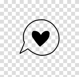 Black Heart transparent background PNG cliparts free download