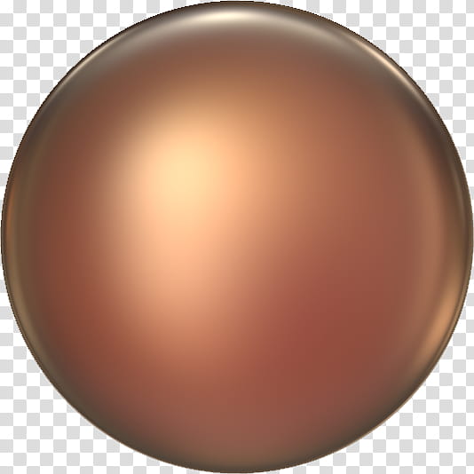 fmr  Sculptris Materials Pearl, gold-colored ball illustration transparent background PNG clipart