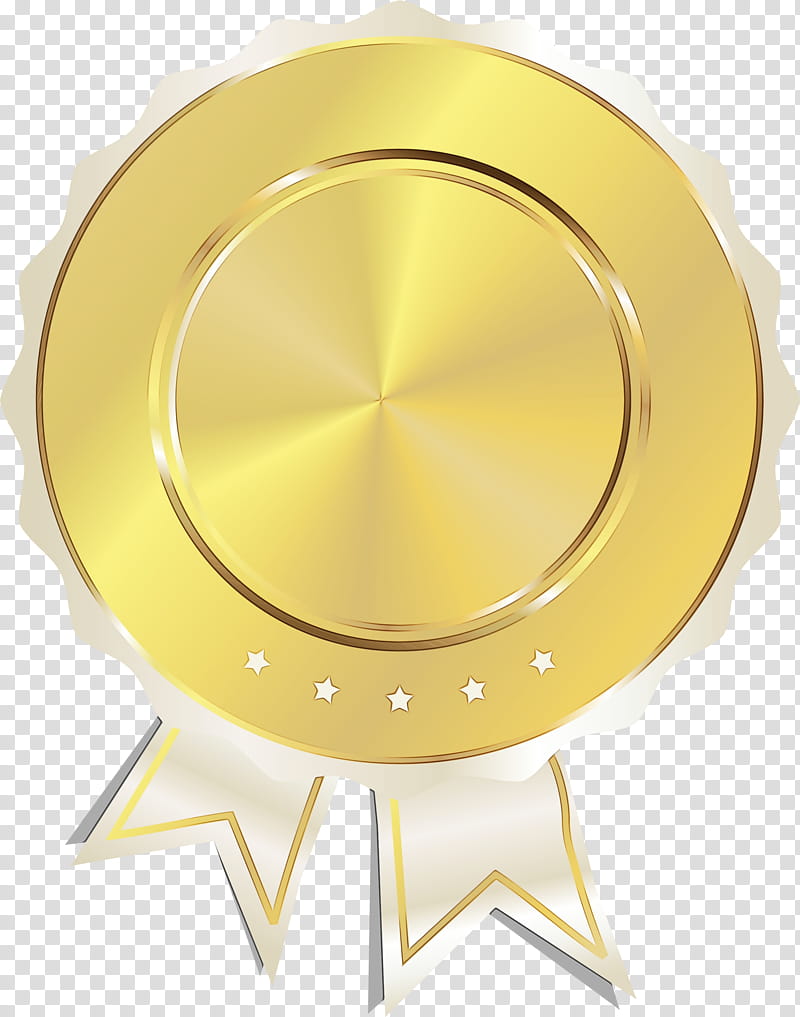 Trophy, Watercolor, Paint, Wet Ink, Yellow, Metal, Brass transparent background PNG clipart