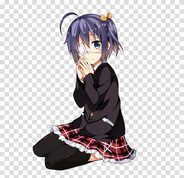 Takanashi Rikka Render transparent background PNG clipart