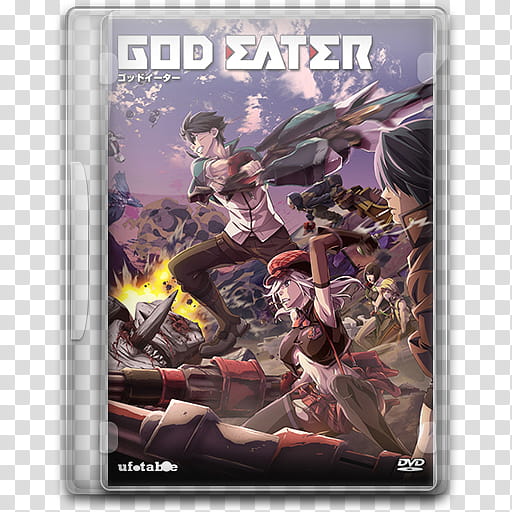 Summer  Anime TV DVD Style Icon , God Eater, God Eater DVD case transparent background PNG clipart