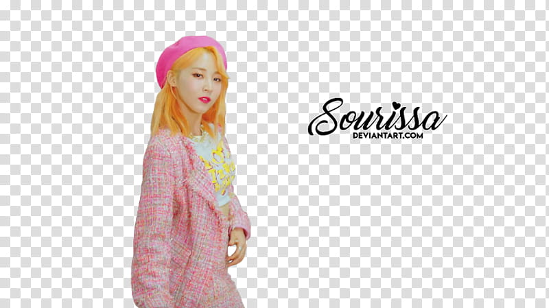 MOONBYUL AND SEULGI, Sourissa with text overlay transparent background PNG clipart