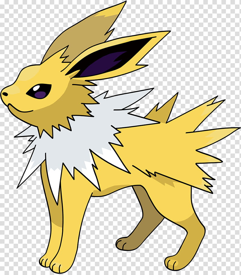 Jolteon, Eevee, Flareon, Espeon, Electric, Vaporeon, Bulbapedia, Cartoon transparent background PNG clipart