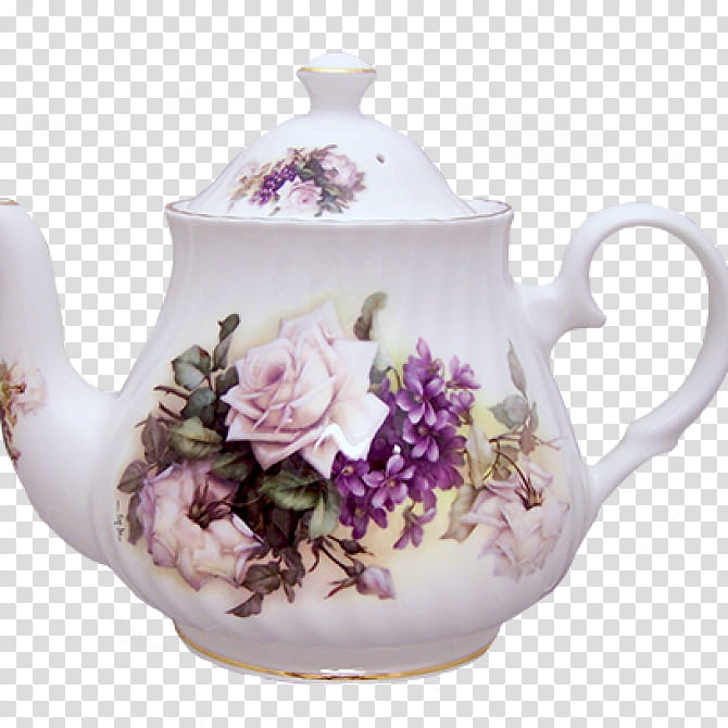 Lilac Flower, Saucer, Teapot, Teacup, Bone China, Tea Set, Coffee, Mug transparent background PNG clipart