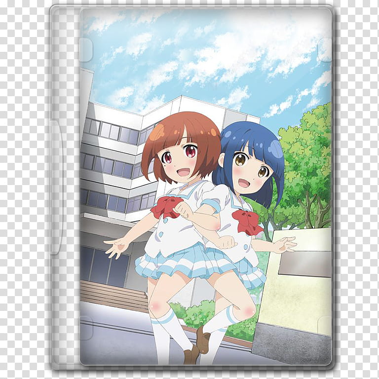 Anime  Summer Season Icon , Suzakinishi; The Animation, anime DVD case transparent background PNG clipart