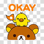 Facebook Rilakkuma stickers by transparent background PNG clipart