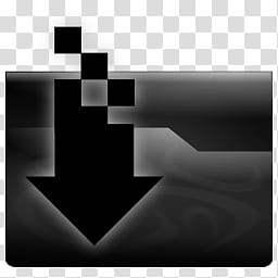 Black Pearl Dock Icons Set, BP Folder Torrents transparent background PNG clipart