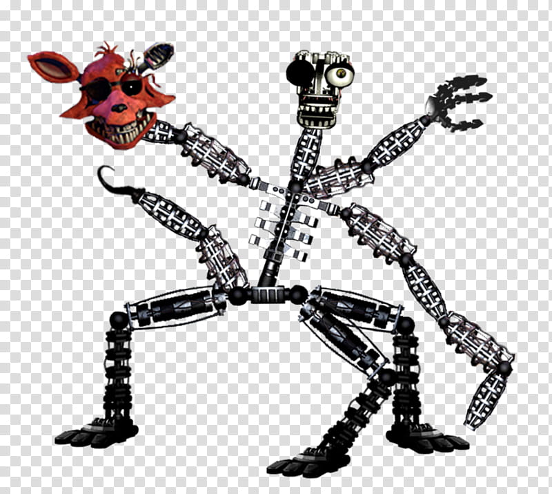 Fnaf Withered Foxy transparent background PNG clipart