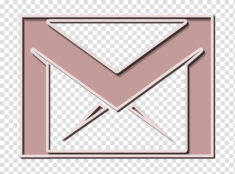 gmail icon, Line, Square, Triangle transparent background PNG clipart