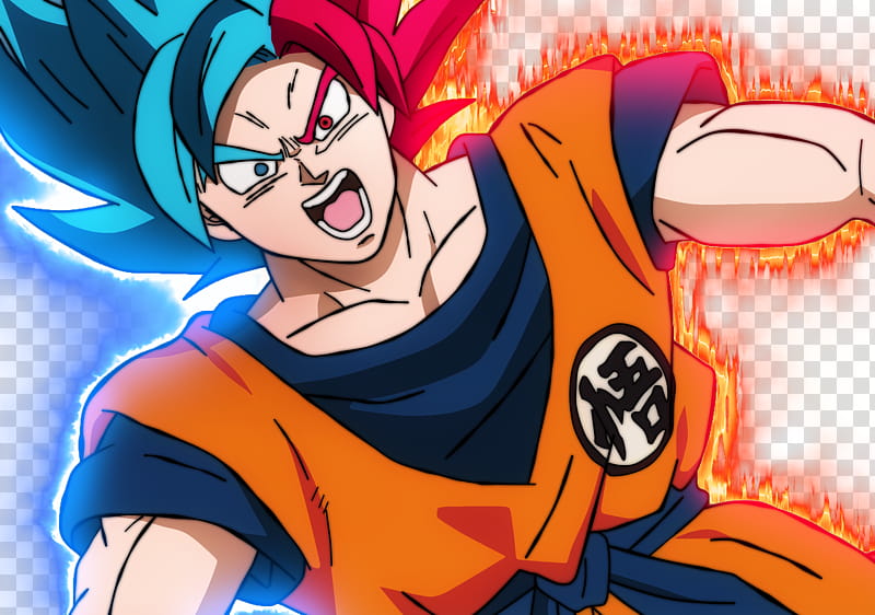 SSG to SSB Goku transparent background PNG clipart