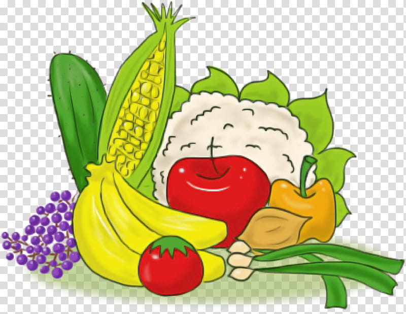 Natural foods vegetable food group cartoon vegan nutrition, Plant ...