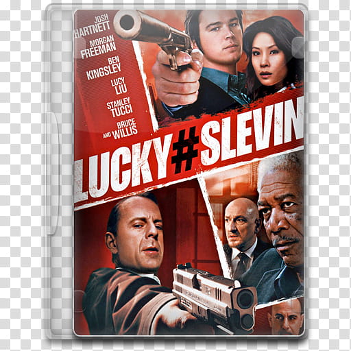 Movie Icon , Lucky Number Slevin, Lucky # Slevin movie case transparent background PNG clipart