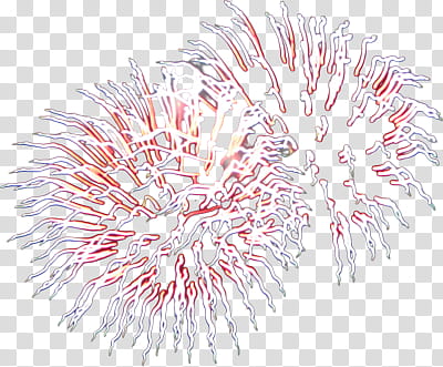 Party , white and red fireworks transparent background PNG clipart