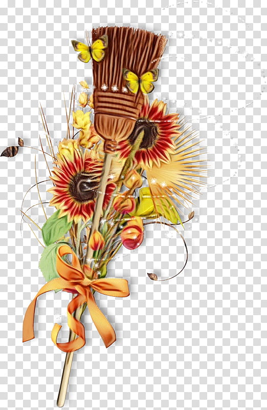 Flower Art Watercolor, Paint, Wet Ink, Floral Design, Cut Flowers, Flower Bouquet, Plants, Wildflower transparent background PNG clipart