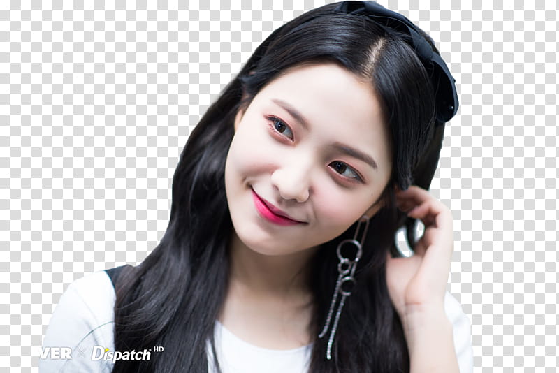 Yeri Red Velvet NAVER, Red Velvet Yeri holding her hair transparent background PNG clipart