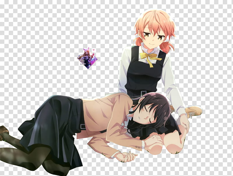 Yagate Kimi ni Naru Yuu Koito x Touko Nanami transparent background PNG clipart