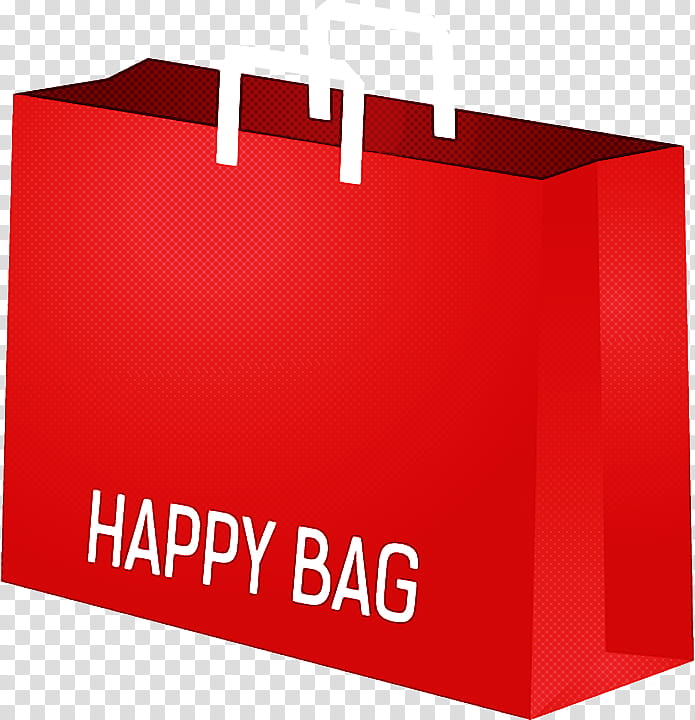 Shopping bag, Red, Paper Bag, Material Property, Rectangle, Packaging And Labeling, Office Supplies, Logo transparent background PNG clipart