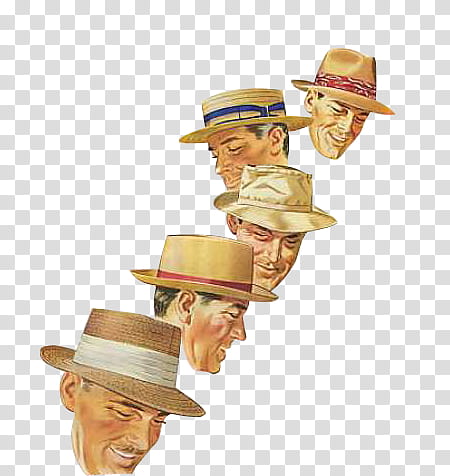  men in hat painting transparent background PNG clipart