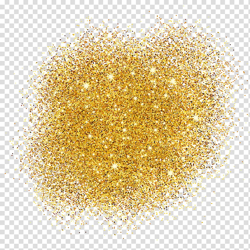 Golden Confetti Transparent Background