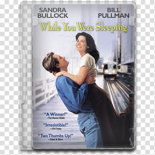 Movie Icon Mega , While You Were Sleeping, closed While You Were Sleeping DVD case transparent background PNG clipart