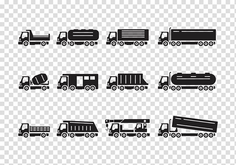 Car Black, Pickup Truck, Silhouette, Semitrailer Truck, Drawing, Text, Line, Auto Part transparent background PNG clipart