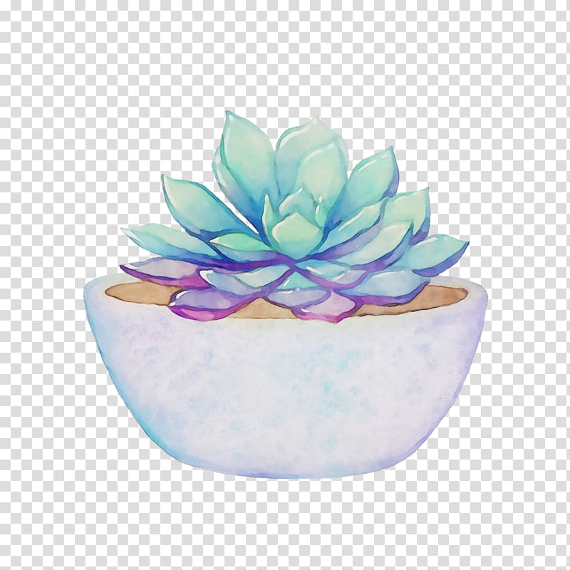 White Lily Flower, Watercolor Painting, Pastel, Succulent Plant, Flowerpot, Stonecrop, Canvas, Cactus transparent background PNG clipart