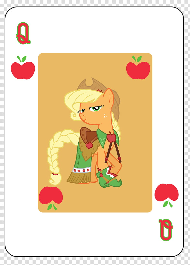 MLP FiM Playing Card Deck, queen playing card illustration transparent background PNG clipart
