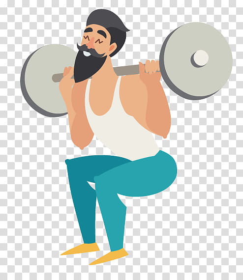 Cartoon Street, Exercise, Squat, Fitness Centre, Physical Fitness, Bodybuilding, Olympic Weightlifting, Muscle transparent background PNG clipart