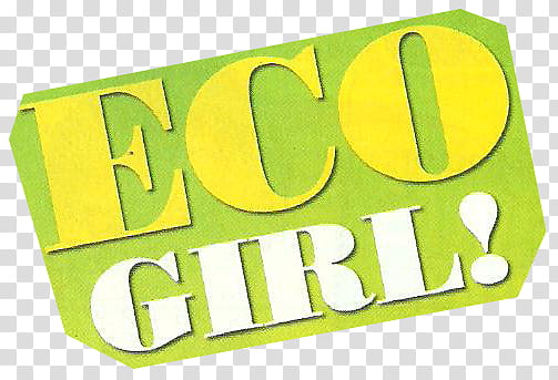 Magazine Cuts, Eco Girl transparent background PNG clipart