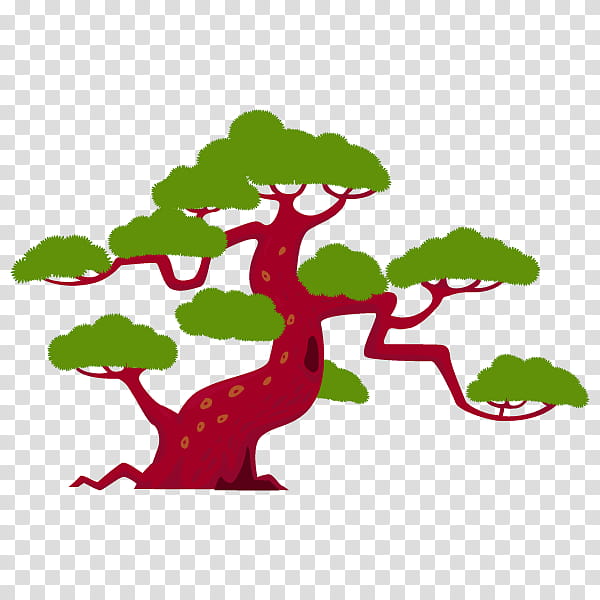 Tree Branch Silhouette, Pine, Niwaki, Landscape Architecture, Plants, Leaf, Pruning, Cartoon transparent background PNG clipart