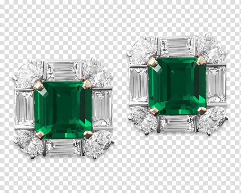 Gold Diamond, Emerald, Earring, Jewellery, Carat, Platinum, Sales, Green transparent background PNG clipart