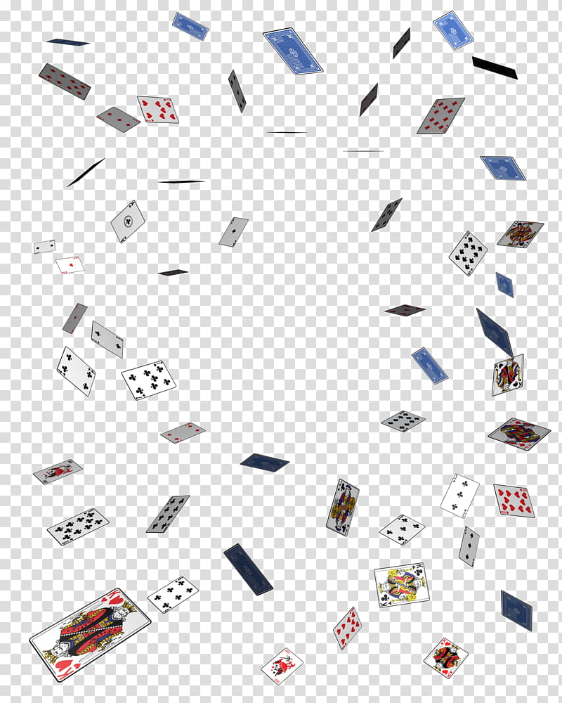 Things, playing cards flying on air transparent background PNG clipart