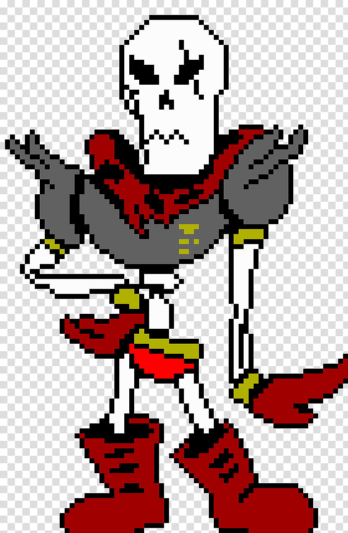 Undertale Chiptune Pixel art, papyrus pixel art, game, text png