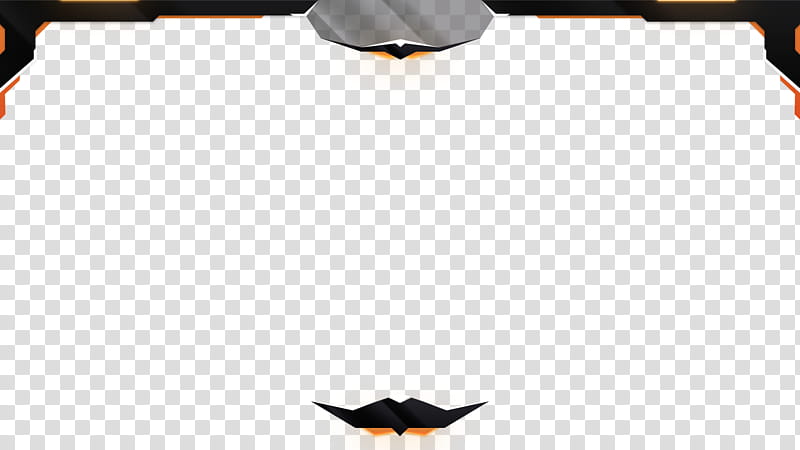 Rocket League Overlay Black n Orange transparent background PNG clipart