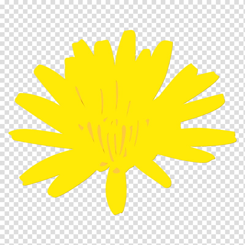 sunflower, Watercolor, Paint, Wet Ink, Yellow, Plant, Dandelion, Pollen transparent background PNG clipart