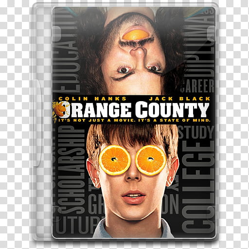 Movie Icon Mega , Orange County, Orange County DVD case transparent background PNG clipart