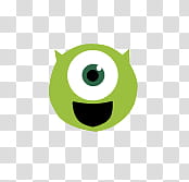 Wazowski, Monster University cartoon character transparent background PNG clipart