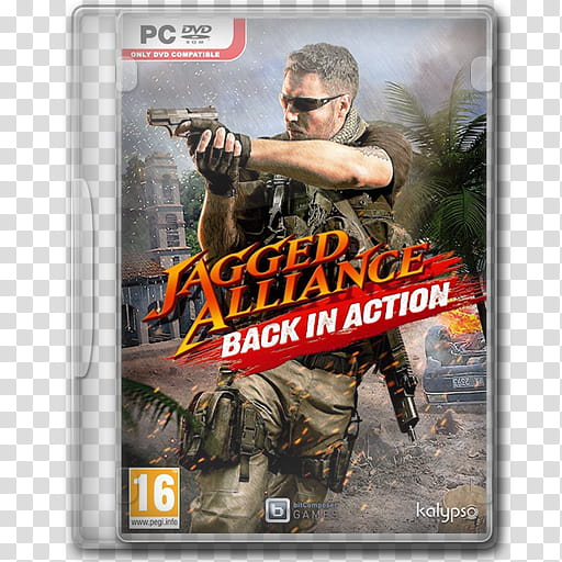 Game Icons , Jagged-Alliance-Back-in-Action, Jagged Alliance Back In Action movie poster transparent background PNG clipart