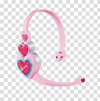 AESTHETIC GRUNGE, pink mono headset illustration transparent background PNG clipart